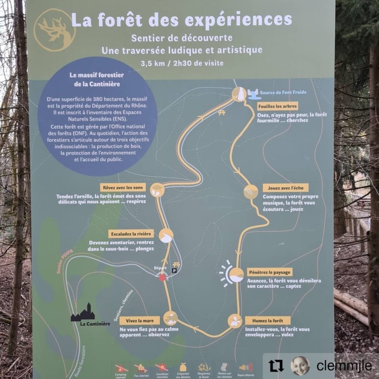 tableau explicatif forêt chambost allières